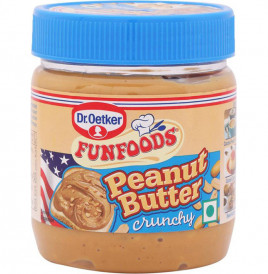 Dr. Oetker Fun foods Peanut Butter Crunchy  Plastic Jar  340 grams